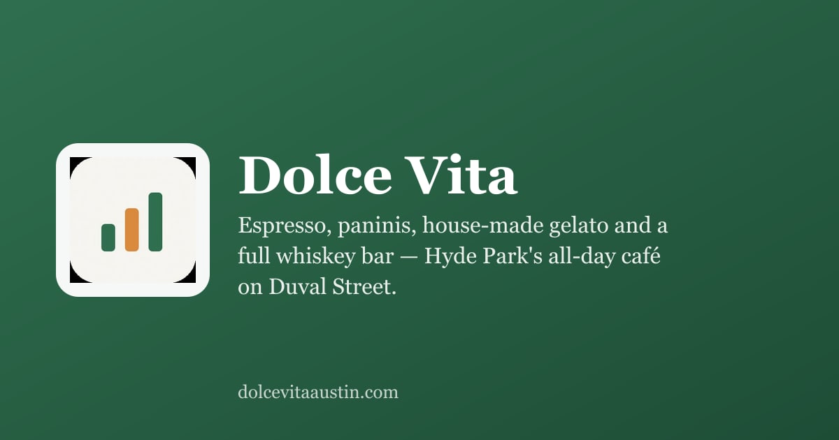 Dolce Vita Gelato & Espresso